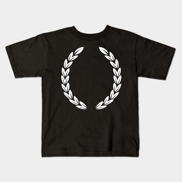 Laurel wreath Kids T-Shirt by ShirtyLife